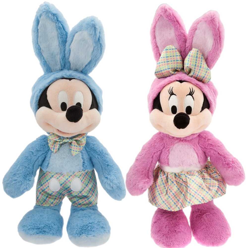 Disney Blue Pink Stuffed Animal